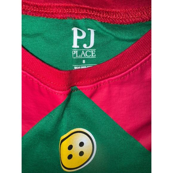 Childrens Place Elf Pajamas Size 8 Boys Or Girls Snug Fit Christmas Jammies - Picture 5 of 5